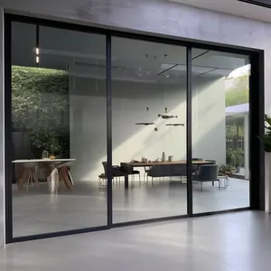 MJL Custom Slide in alluminio porte finestre scorrevoli Design cucina Lowes porta scorrevole in vetro