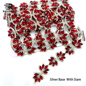 Honor of Crystal Glass strass rhirestone a catena per abito da <span class=keywords><strong>sposa</strong></span> stile Flatback accessori per camicie scarpe da <span class=keywords><strong>sposa</strong></span> - Product Image 3