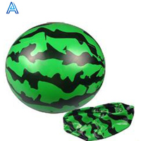 Ballon de plage gonflable en vinyle PVC avec impression CMJN complète, design pastèque, pour la publicité et la promotion