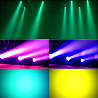 Profesional 19x15W RGBW Zoom Cabeza móvil Luz de escenario con relleno de fondo para conciertos y eventos