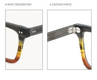 IU-21054 2022 Tendance Nouvelle Arrivée Haute Qualité Vintage En Plastique Lunettes Lunettes Mâle Lunettes Optique Acétate Cadres