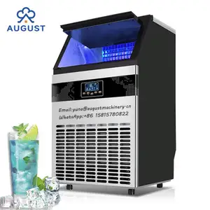 2023 commercial countertop ice cube maker Stainless Steel automatic 360W 120LBS block ce Making Machine Self Clean ice machine