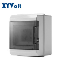Boîte de distribution électrique extérieure étanche IP65 XYVOLT ABS HVE-5WAY à courant élevé pour installation en surface ou en encastré