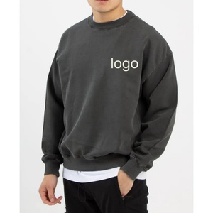 เสื้อฮู้ดดี้แบบสวมหัวทรงโอเวอร์ไซส์ สไตล์สตรีทแวร์ ดีไซน์เรียบง่าย คุณภาพสูง เนื้อผ้าหนา ระบายอากาศได้ดี เหมาะสำหรับฤดูร้อนและฤดูใบไม้ร่วง มีกระเป๋า  สำหรับทั้งผู้ชายและผู้หญิง - Product Image 1