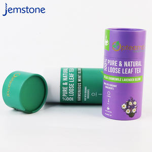 Embalaje de tubo de papel de caja cilíndrica de cartón impreso personalizado biodegradable de alta calidad - Product Image 5