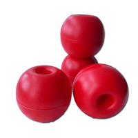 Nouvelle conception de flotteur de pêche en matériau PE de 100 mm, à utiliser en haute mer, bouées de pêche en PE haute pression de 150 m, boule de pêche