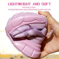 Chaussures de sécurité sportives pour femmes, protection des orteils en acier, anti-écrasement, anti-perforation, anti-pression, respirantes, baskets souples