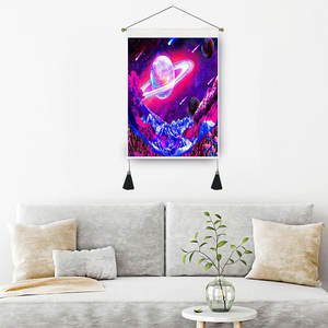 พรมผ้าฝ้ายลินินลายไพ่ทาโรต์,35*50ซม. แต่งบ้านตกแต่งบ้านติดผนังเจ็ดคันติดห้องนอนภาพวาดศิลปะ - Product Image 6