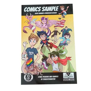 Servizio di stampa di opuscoli di fumetti a colori economici stampa di fumetti personalizzati
