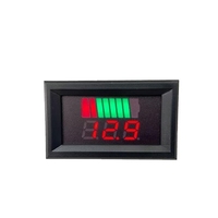 Medidor Digital de Voltaje y Capacidad de Batería de 12V 24V 36V 48V 60V 72V 84V para Baterías de Plomo-Ácido y Litio para Bicicletas Eléctricas