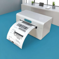 Impresora de Etiquetas de Envío sin Tinta Uyin CP410, Compatible con ESC/POS, Tamaño Máximo de Papel de 108 mm, Producto en Stock, Gran Venta