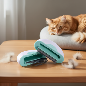 Peine de Viaje 2 en 1 LYNX de Db Pet Life, Herramienta para Eliminar Pelo de Mascotas, para Animales Pequeños, Verde - Product Image 2