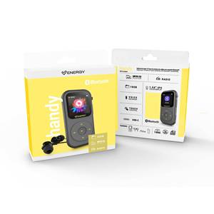 Lecteur MP4 pratique (16 Go, technologie Bluetooth, radio FM intégrée, carte Micro SD 128 Go) Gris - Product Image 6