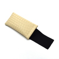 Pochette en cuir PU souple pour lunettes de soleil sac de nettoyage étui à lunettes de soleil pochette à lunettes souple