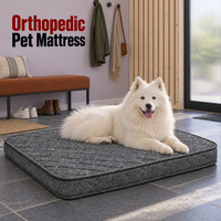 Matelas orthopédique pour chien de grande taille avec options de marque privée et de tissus, housse amovible et lavable pour un nettoyage facile