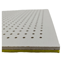 Panneau composite perforé insonorisant - 595x559x5mm en coton avec absorption et isolation acoustique pour hôtels et salles de conférence