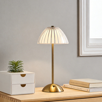 Lampe de table citrouille en cristal de style américain créatif, Pat Pat Light, lumière d'ambiance rechargeable à commande tactile pour chambre et café