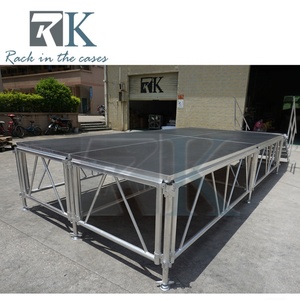 Wholesaling and Retailing Metal Mobile Stage Folding Stage <strong>Beyblade</strong> <strong>Stadium</strong> Aluminum Stage for Party Centerpieces - Product Image 1