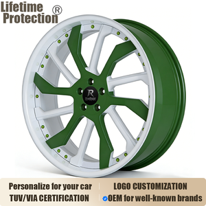 Ruedas Forjadas Rucci <span class=keywords><strong>HUNDO</strong></span> de 2 Piezas de 18-26 Pulgadas 5x112 5x120 5x114.3 para BMW M4 GTS Audi RS3 Mercedes AMG A45 S Lexus IS350 F Sport - Product Image 1