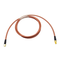 Câble coaxial RF SMA mâle vers SMA femelle traversant le panneau, assemblage RG400, fil coaxial semi-rigide, faible VSWR, signal stable haute fréquence