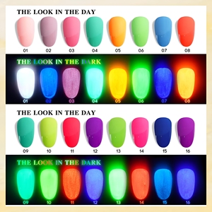 Esmalte de Uñas <span class=keywords><strong>en</strong></span> Gel que Brilla <span class=keywords><strong>en</strong></span> la Oscuridad, Esmaltes UV con Efecto Luminoso, Esmalte de Uñas <span class=keywords><strong>en</strong></span> Gel al por Mayor, Organizador a Granel, Suministros para Salón de Uñas - Product Image 2