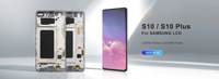 Pantalla OLED BIG de vidrio AMOLED CON MARCO para Samsung Galaxy S10 plus G975, pantalla para Samsung s10+ con tamaño grande
