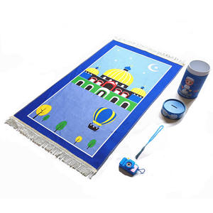 Alfombra de oración musulmana <span class=keywords><strong>con</strong></span> cámara de juguete tasbjh para niños, regalo de Ramadán islámico para niños, alfombra de oración de Sala para niña, niño Sejadah - Product Image 6