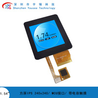 Module LCD TFT Yousee 1,54 pouce 240x240 avec interface MCU, écran LCD carré de 1,54 pouce avec CTP