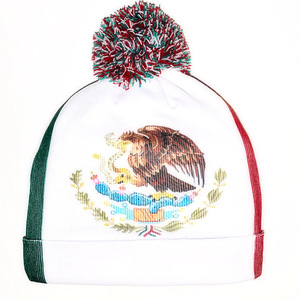 Sombrero de punto Jamaica Cuba México Bandera sombrero acrílico Cálido al aire libre Fan productos Bandera nacional gorro - Product Image 6
