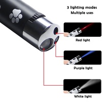 5 modèles réglables Pet Chaser jouet Tease bâton formation exercice Laser stylo Usb Recharge intérieur interactif chat pointeur jouet