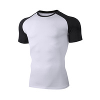 T-shirt de course pour homme de haute qualité, coupe ajustée, pas cher, pour entraînement fitness, personnalisé, confortable, respirant, t-shirt de sport pour homme