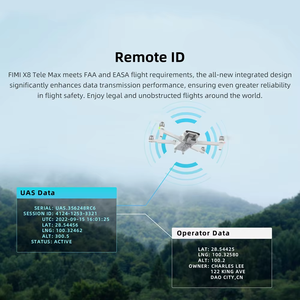 47 минут <span class=keywords><strong>2</strong></span> батареи FIMI X8 Tele MAX GPS 3 оси Gimbal комбо дроны 4K камера Fimi X8 Pro фотографии дроны - Product Image 2