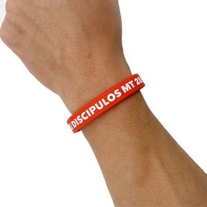 Pulseras de Silicona Personalizadas al por Mayor, Pulseras Promocionales de Goma - Product Image 5