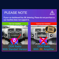 Autoradio Android Auto pour Toyota RAV4 Rav 4 2006-2012 Carplay 4G WIFI GPS Navigation Autoradio Lecteur Vidéo Pas d'unité principale 2din