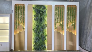 Nhà Máy bán hàng trực tiếp <span class=keywords><strong>2025</strong></span> New cao cấp sang trọng hiện đại thân thiện với Môi Nền tường màu xanh lá cây nhà máy đèn LED cho khách sạn nhà hàng - Product Image 5