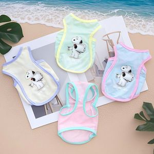Chaleco para Mascotas con Diseño de Dibujos Animados, Transpirable y Refrescante para Perros y Gatos, Tallas XS a 6XL, Poliéster - Product Image 1