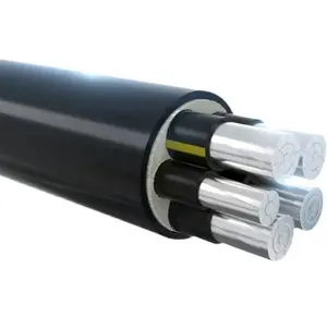 Multi cores under ground low voltage power cable with copper aluminium conductor