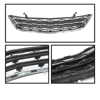 Pour Chevrolet Traverse 2013-2017 Grille inférieure de pare-chocs avant avec moulage chromé