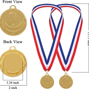 Médaille en or, argent et bronze pour compétitions sportives en plein air, design personnalisé avec votre logo, médaille vierge – Vente chaude - Product Image 4