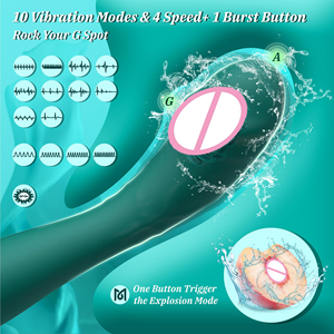 Vibrador de Dedo para Punto G de Orgasmo Rápido para Mujeres, Estimulador de Pezones y Clítoris, Dildo, Masajeador Vaginal, Juguetes Sexuales Femeninos para Adultos - Product Image 2