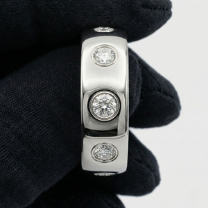 Anillo de platino con diamantes, acabado de alta calidad y diseño elegante para mujer, uso diario, colección nupcial y de regalo. - Product Image 5