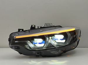 Phares LED de style Ikon jaunes et blancs YLC pour <span class=keywords><strong>BMX</strong></span> F32 F33 F36 F80 F82 M3 M4 Lci, feux avant, feux de brouillard, clignotants - Product Image 5