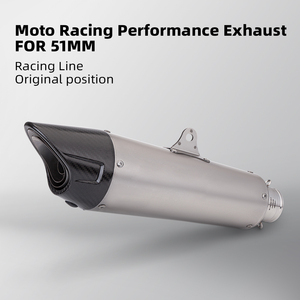 Tubo de Escape <span class=keywords><strong>Universal</strong></span> para Motocicleta, Sección Trasera C27, <span class=keywords><strong>SC</strong></span>, <span class=keywords><strong>DB</strong></span> <span class=keywords><strong>Killer</strong></span> para NINJA400, R3, MT15, 450SRS1000rr, CBR650, mt07 - Product Image 2