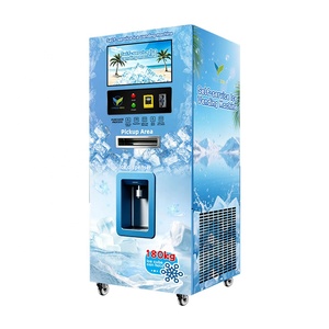 เครื่องจำหน่ายน้ำแข็งเชิงพาณิชย์ Wx-f55-7 Vfresh 180 กก. เครื่องจ่ายน้ำแข็งและน้ำดื่มแบบบริการตนเองสำหรับโรงแรม คาเฟ่ และธุรกิจค้าส่ง - Product Image 1