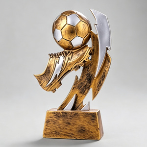 Trofeo de Fútbol de Resina Personalizado, Diseño Profesional para Premios de Fútbol - Product Image 1