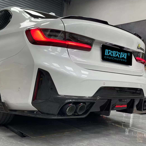 Convient pour <span class=keywords><strong>BMW</strong></span> série 3 G20 G28 LCI 2023-UP diffuseur de pare-chocs arrière becquet en Fiber de carbone sèche véritable - Product Image 5