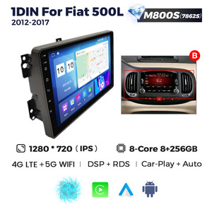 MEKEDE MS New Android 12 Car DVD Touch Screen ip QLED 2K schermo Wireless <span class=keywords><strong>Auto</strong></span>-player per 1 Din <span class=keywords><strong>Fiat</strong></span> <span class=keywords><strong>500L</strong></span> - Product Image 5