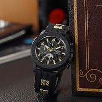 Montre à quartz en silicone Fenyi, nouveau design unique, style vintage, décontractée et tendance, à trois aiguilles, pour homme