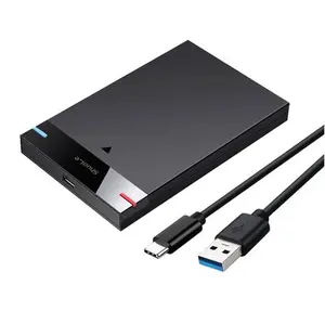 Externe Festplatte 4TB Festplatten gehäuse USB 3.1 Typ C 5 Gbit/s Festplatten gehäuse 2,5 Zoll HD Portable Storage Device Support UASP