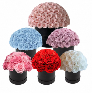 <span class=keywords><strong>Rose</strong></span> Naturali Preservate a Lunga Durata, Fiori Eterni Immortali in Confezione Regalo per San Valentino - Product Image 4